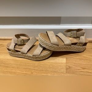 Soda Tan Platform Espadrille Sandals